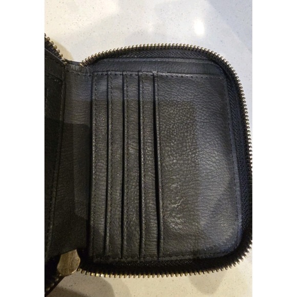 Disney Loungefly black zip-around wallet‎ Mickey Mouse Pluto "OH Boy" Retail $95 - Picture 6 of 6